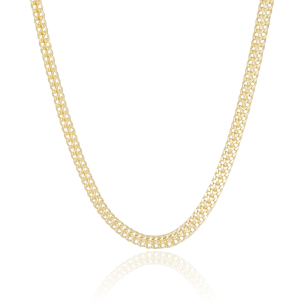 Choker Grumet Banho Dourado