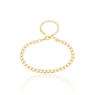 Pulseira Grumet Banho Dourado
