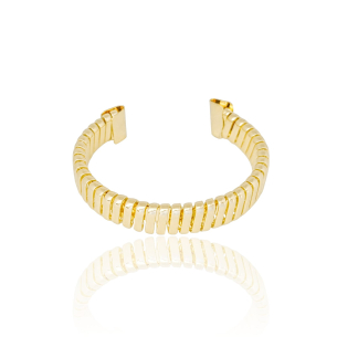 Bracelete Esteira Banho Dourado