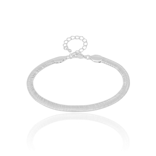 Pulseira Snake Banho Branco