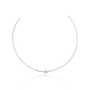 Aro Laço Tubo Filete Banho Branco