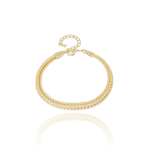 Pulseira Grumet Dupla Banho Dourado