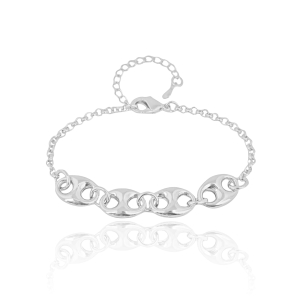 Pulseira Elos Inspiração Marcas Banho Branco