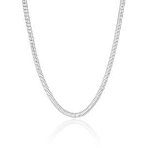 Gargantilha Rabo de Rato Banho Branco