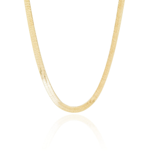Choker Fita Banho Dourado