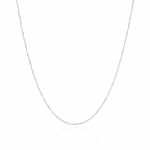 Gargantilha Singapura Banho Branco