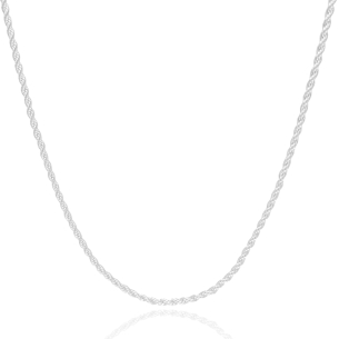 Gargantilha Cordão Baiano Banho Branco