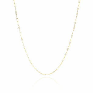 Choker Elos Lisos Banho Dourado