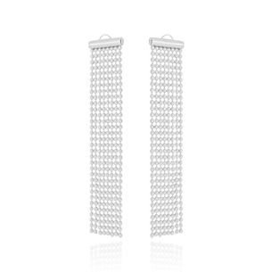 Franja Avulsa com Bolinhas Banho Branco