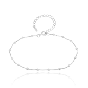 Pulseira Venziana Bolinhas Banho Branco