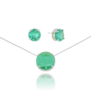 Conjunto Redondo Turmalina Banho Branco