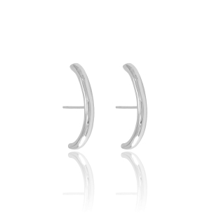 Ear Hook Liso Banho Branco