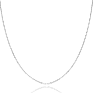 Gargantilha Aro Flexível Banho Branco