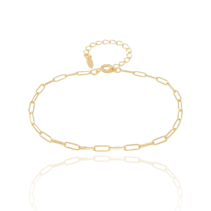 Pulseira de Elos Banho Dourado