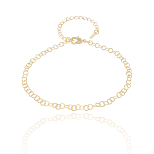 Pulseira Elos Portugueses Banho Dourado