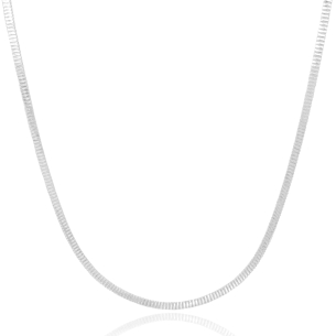 Gargantilha Fita Esteira Banho Branco