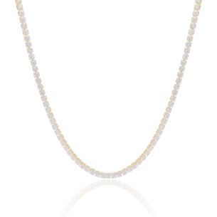 Choker Riviera Zircônia Banho Dourado