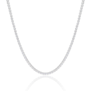 Choker Riviera Zircônia Banho Branco