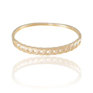 Bracelete Corrente Cravejado Zircônia Banho Dourado