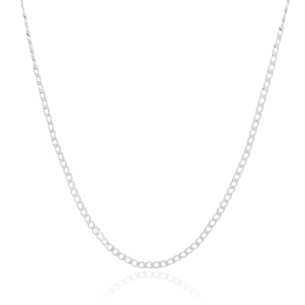 Choker Grumet 2.5 mm Banho Branco