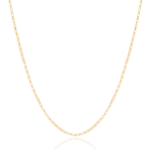 Gargantilha Longa Veneziana Banho Dourado