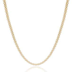 Gargantilha Chinesca Banho Dourado