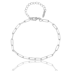 Pulseira Elos 9mm Banho Branco