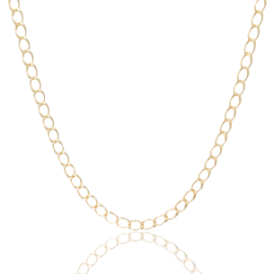 Choker Elos Trabalhados Banho Dourado