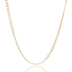 Gargantilha Grumet 3.5mm Banho Dourado
