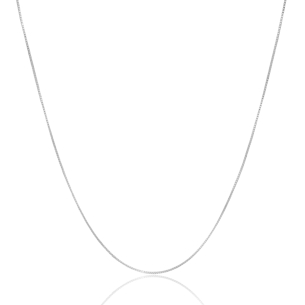 Gargantilha Veneziana 45 + 5 cm Banho Branco