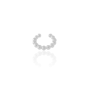 Piercing Bolinhas Lisas Banho Branco