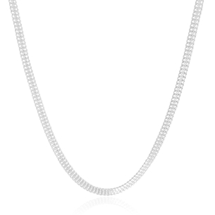 Choker Lacraia Banho Branco