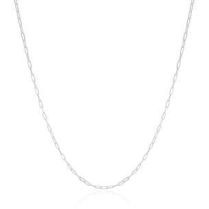 Gargantilha Elos 2 mm Banho Branco