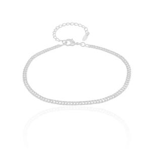 Pulseira Grumet 3 mm Banho Branco