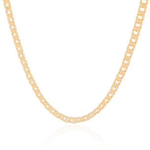 Choker Grumet 6 mm Banho Dourado