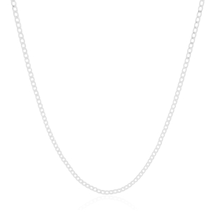 Gargantilha Grumet 2 mm Banho Branco