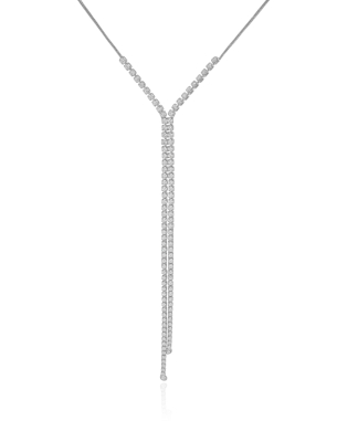 Gargantilha Gravata Riviera Banho Branco