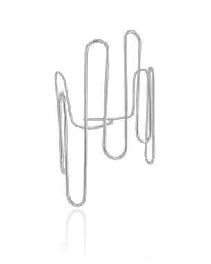 Bracelete Fio Ondas Banho Branco