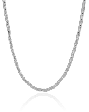 Choker Canutilhos Torcidos Banho Branco