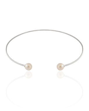 Aro Pérolas Banho Branco
