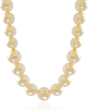 Gargantilha Pérolas Banho Dourado