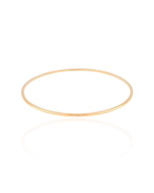 Bracelete Fechado Fio Banho Dourado