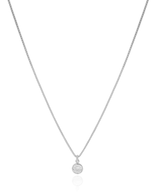 Gargantilha Veneziana Ponto de Luz 7 mm Banho Branco